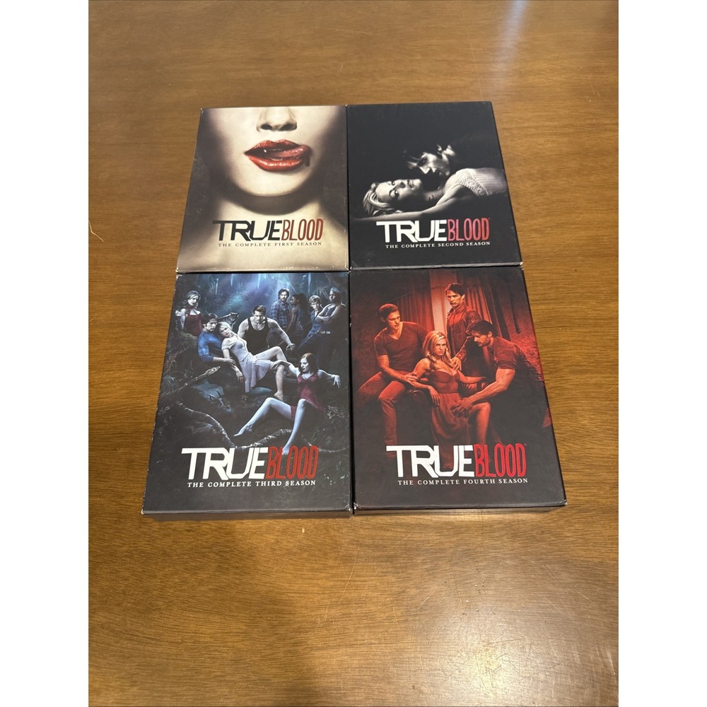 True Blood TV Show Seasons 1 - 4 DVD Boxed Sets HBO Season Assorted